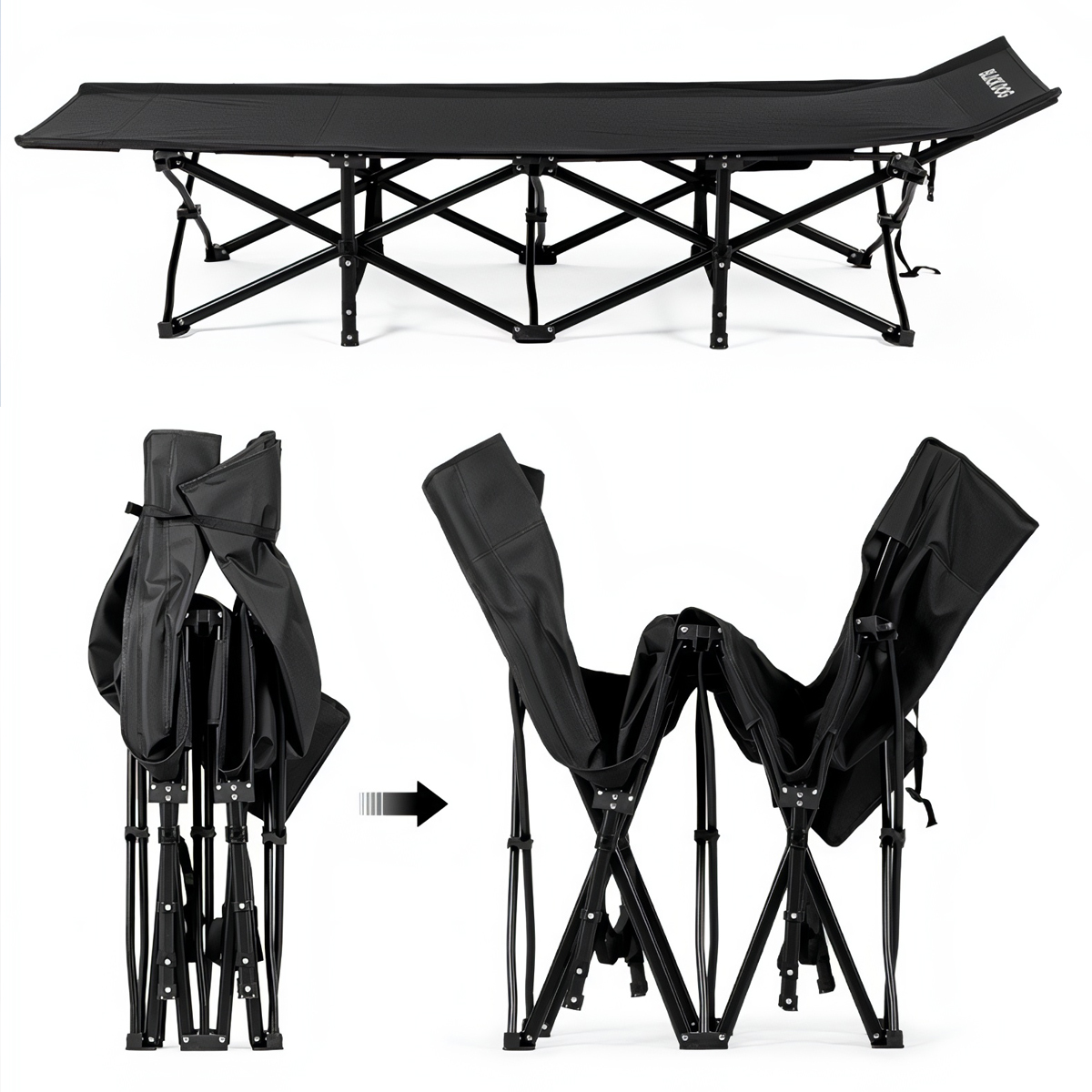 Blackdog Giường Cot Xếp Gọn Cắm Trại Dã Ngoại CBD2550WS059