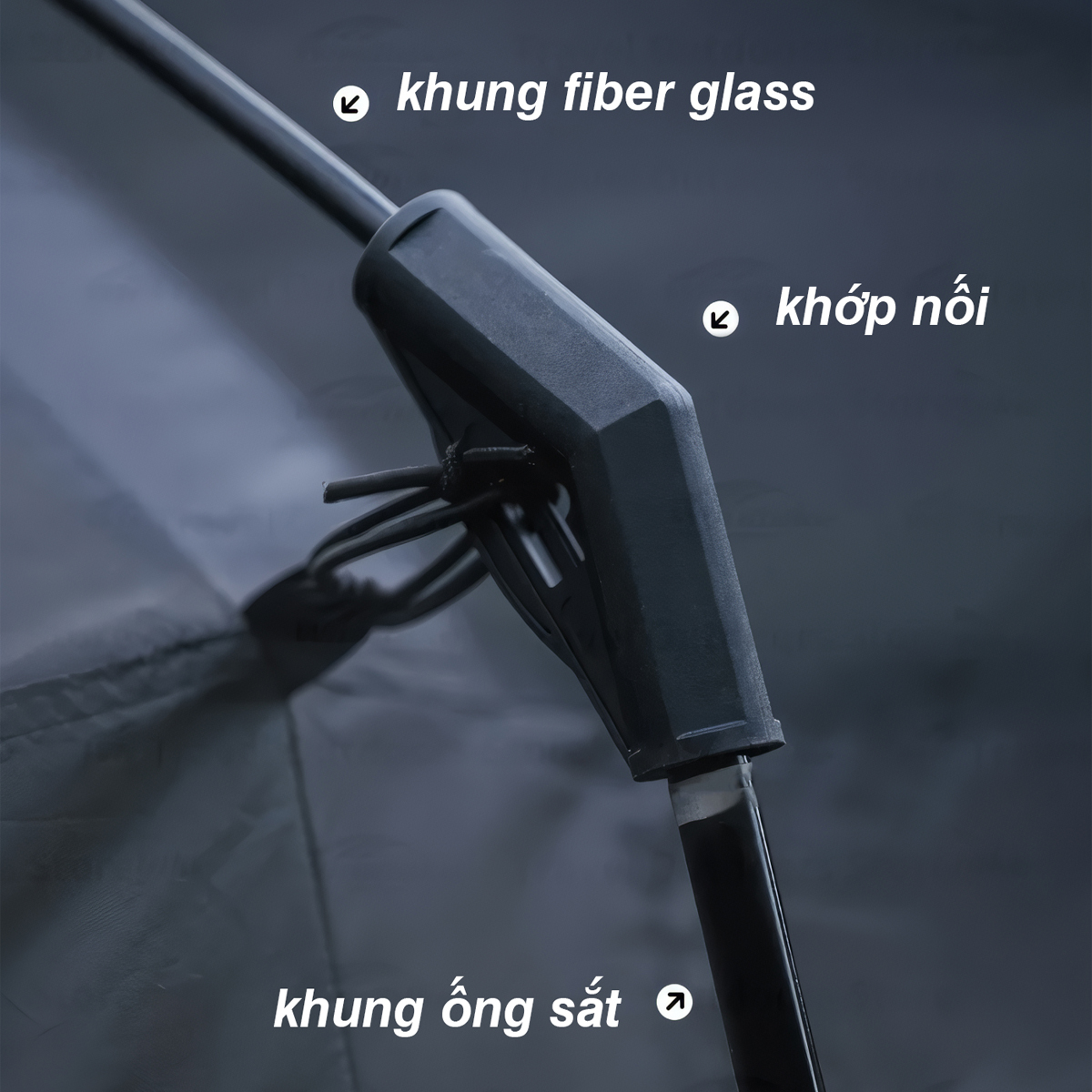 Blackdog Lều Cắm Trại 6 Người Dựng Nhanh Mountain Garden 6.8 CBD2450WS050