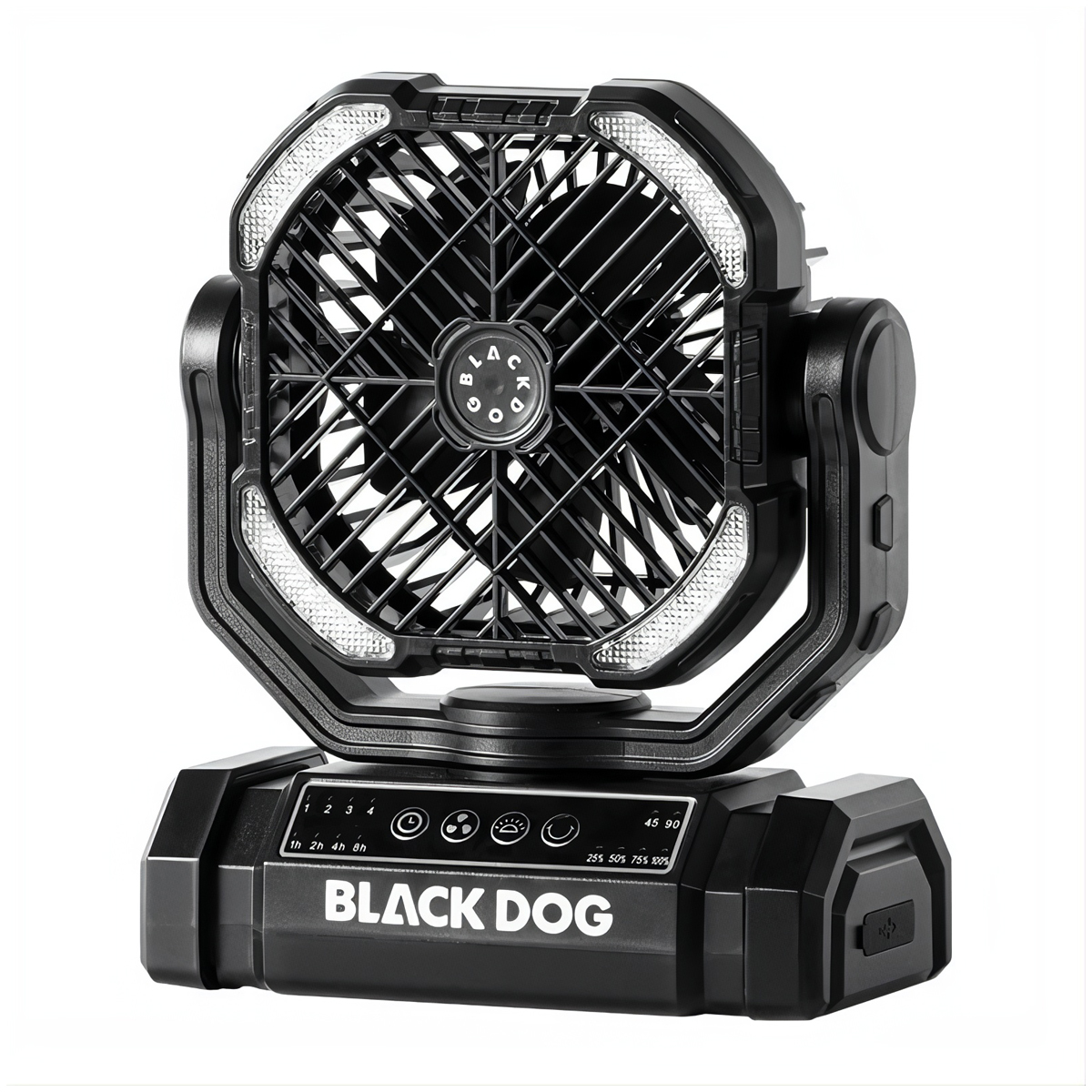Blackdog Quạt Sạc Cắm Trại 10,000mAh Kiêm Đèn CBD2550ZM038