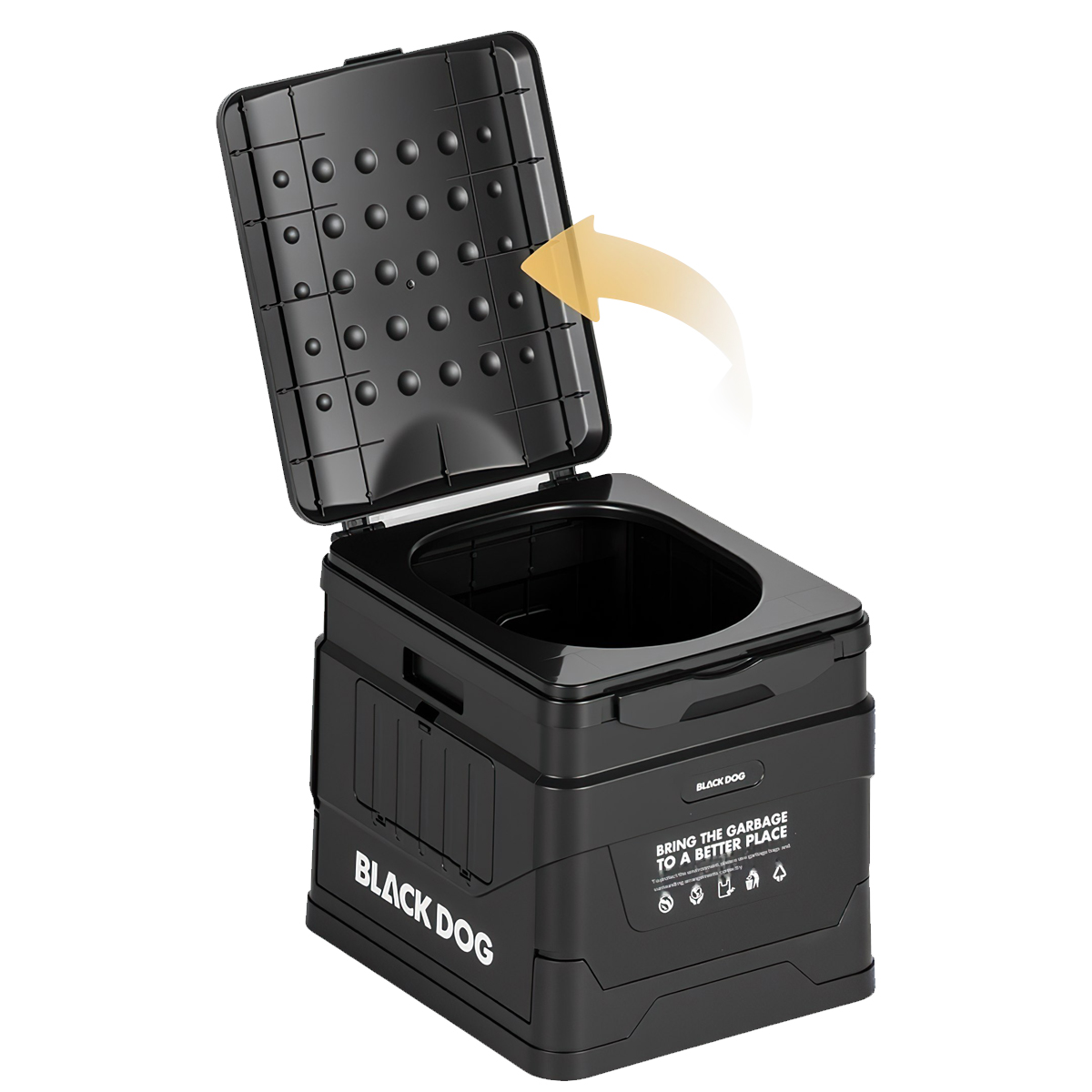Blackdog Toilet Di Động Xếp Gọn Cắm Trại Dã Ngoại CBD2550PJ079