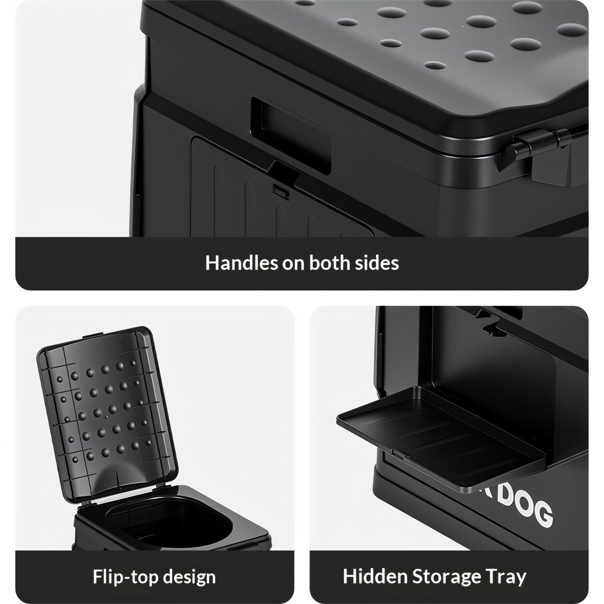 Blackdog Toilet Di Động Xếp Gọn Cắm Trại Dã Ngoại CBD2550PJ079