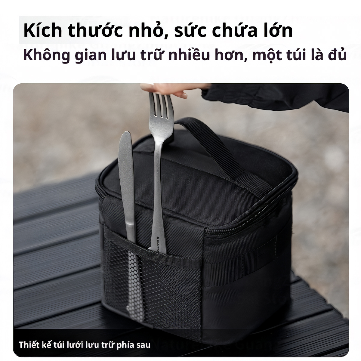 Blackdog Túi đựng chai lọ gia vị (kèm 7 lọ) Cắm Trại CBD2450XB019