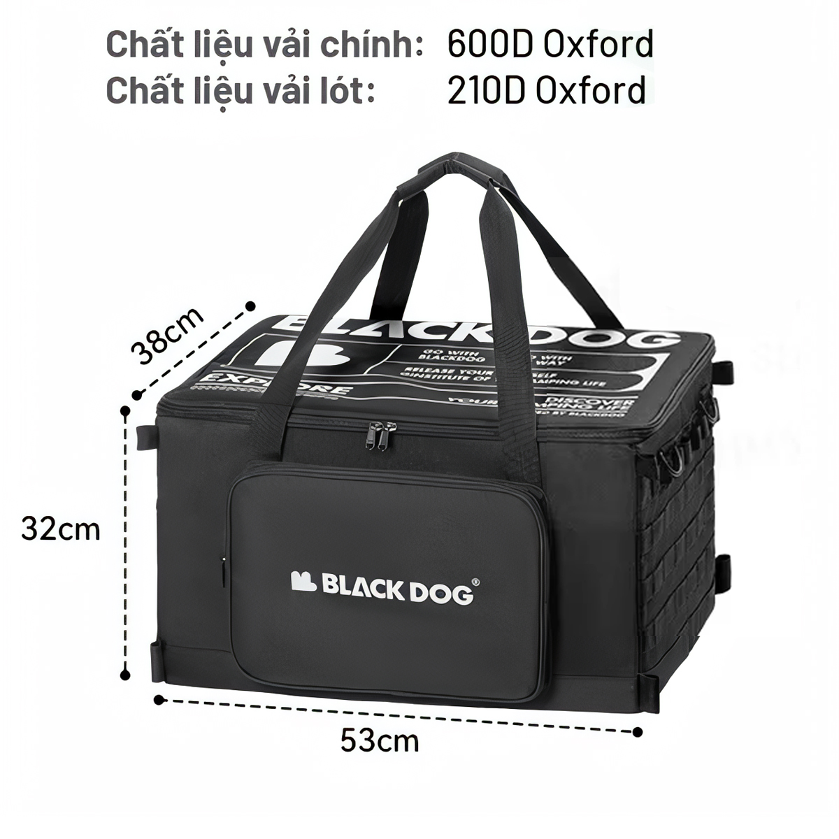 Blackdog Túi Tactical Đựng Đồ 51L Cắm Trại CBD2450XB016