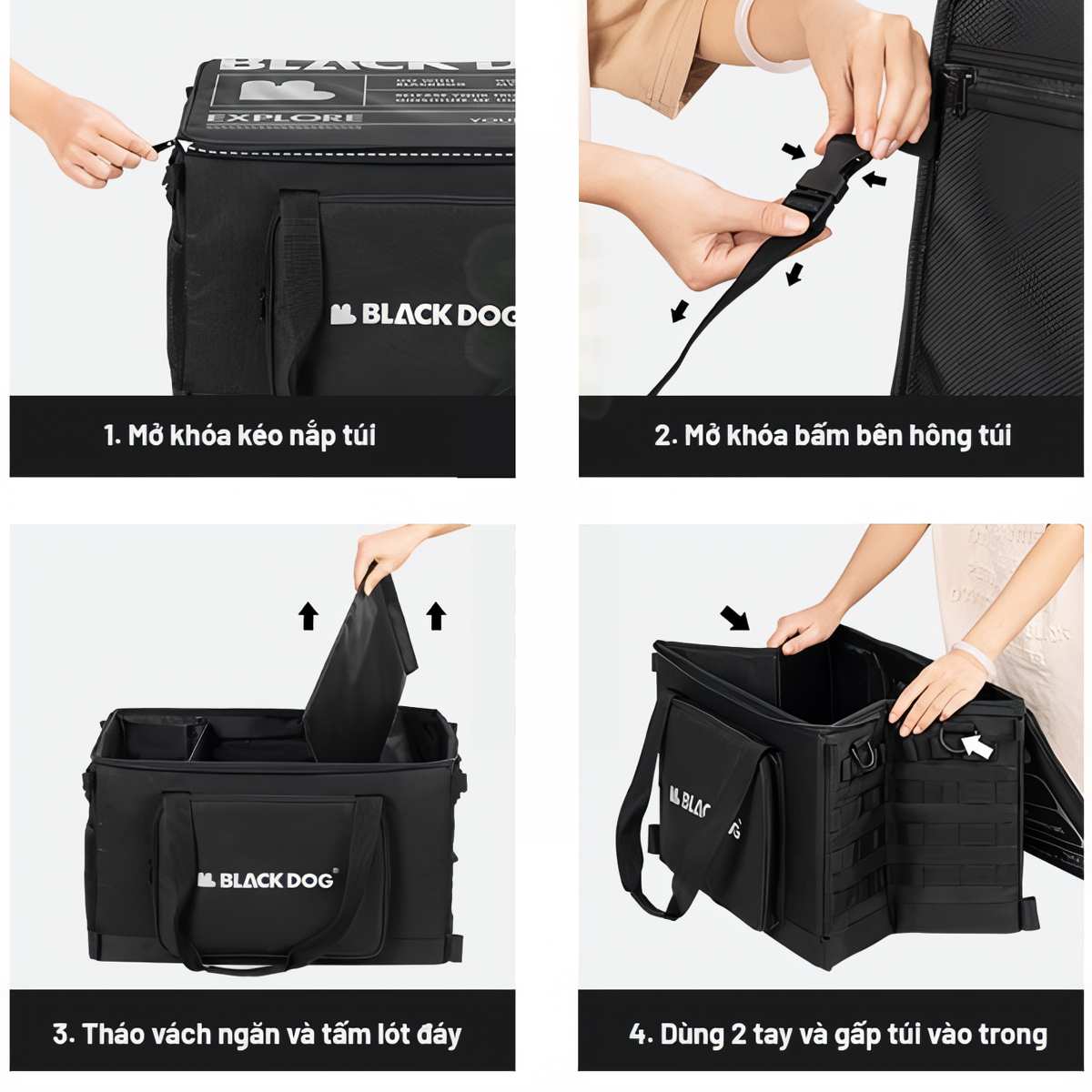 Blackdog Túi Tactical Đựng Đồ 51L Cắm Trại CBD2450XB016