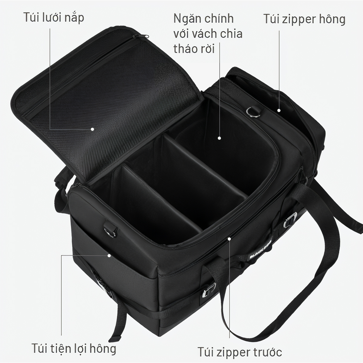 Blackdog Túi Trống Đựng Đồ Dã Ngoại, Cắm Trại 33L Đa Năng CBD2550XB011