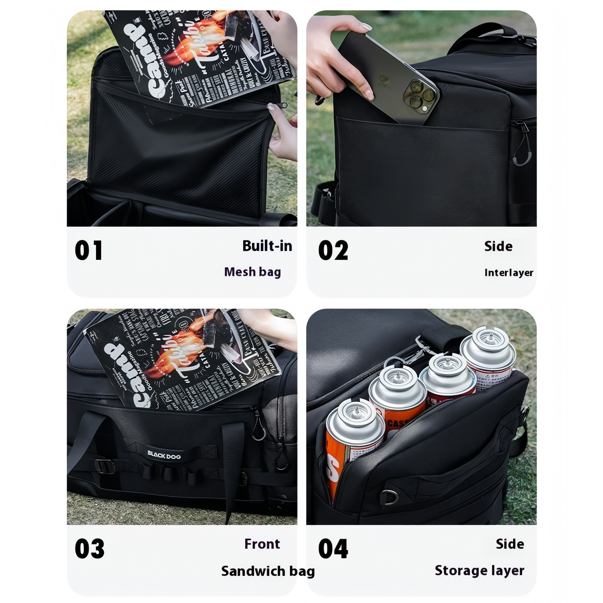 Blackdog Túi Trống Đựng Đồ Dã Ngoại, Cắm Trại 33L Đa Năng CBD2550XB011