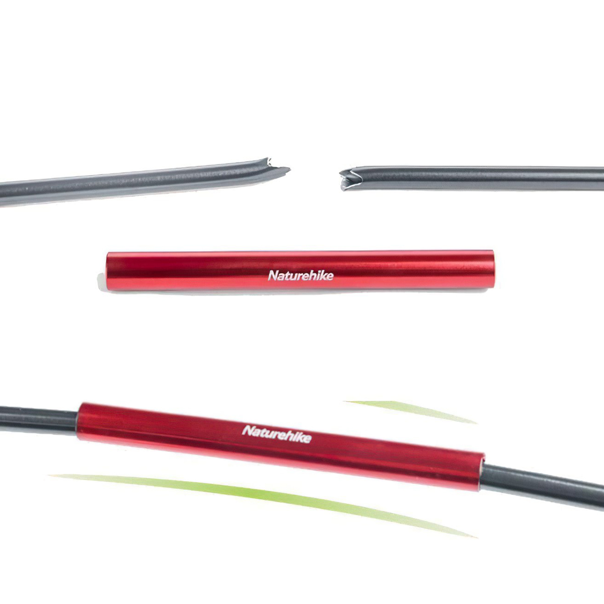 Naturehike Bộ 4 Ống Nhôm Nối Sửa Khung Lều NH17A001-W