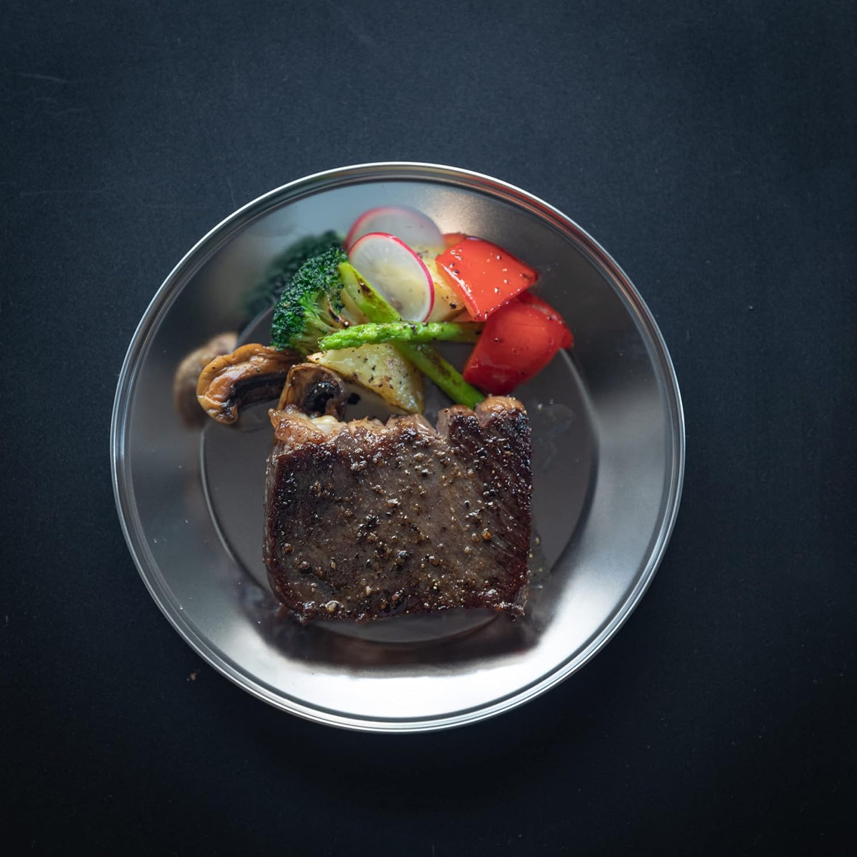 Bộ Bát Chén Đĩa Cắm Trại Inox Campingmoon S395