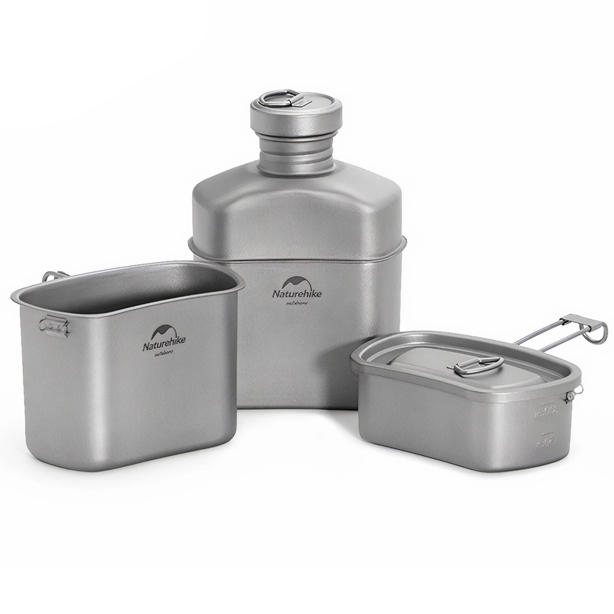 Bộ Bidong Cá nhân Titatium Cho Người Đi Rừng Naturehike