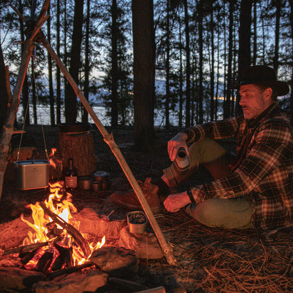 Bộ Bidong Cá nhân Titatium Cho Người Đi Rừng Naturehike