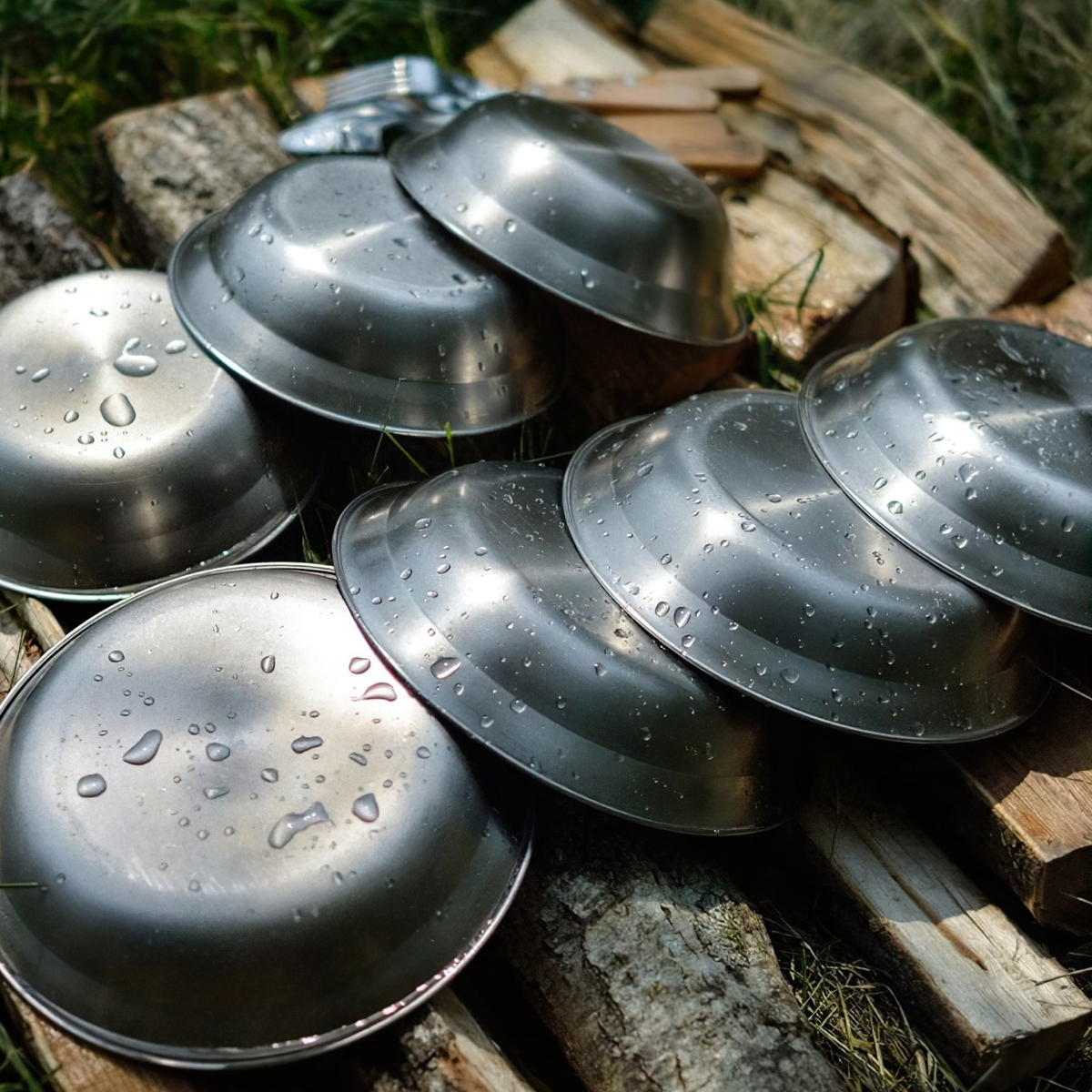 Bộ Chén Đĩa Cắm Trại Du Lịch ( bộ gia đình ) Snowpeak Tableware Set L Family