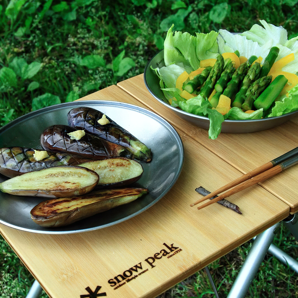 Bộ Chén Đĩa Cắm Trại Du Lịch ( bộ gia đình ) Snowpeak Tableware Set L Family