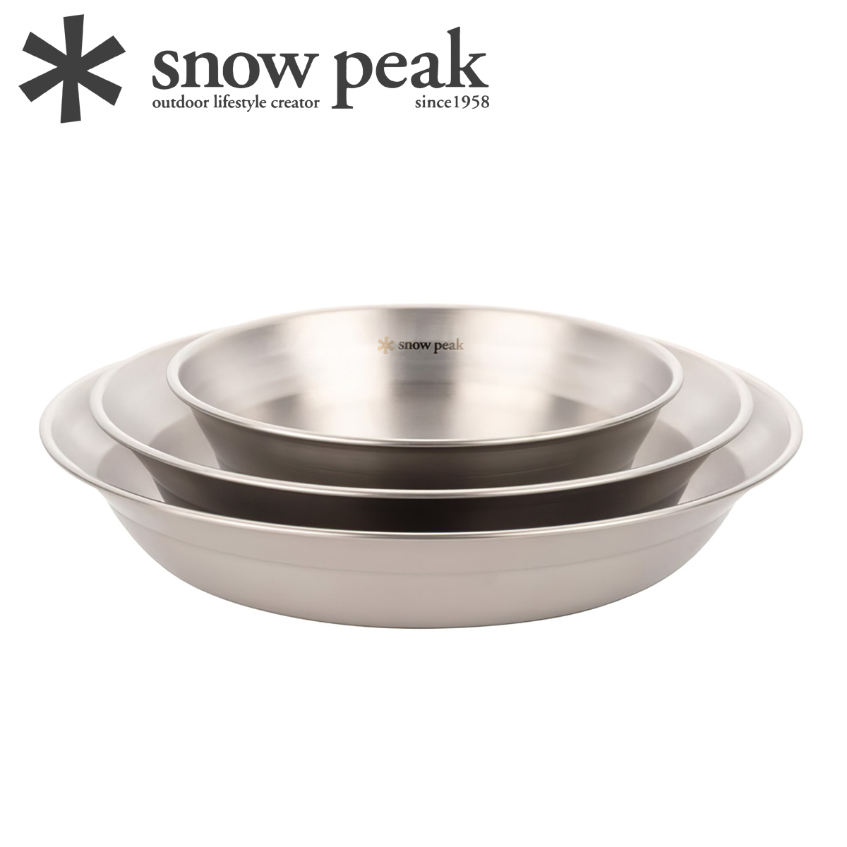 Bộ Chén Đĩa Cắm Trại Du Lịch ( bộ 1 người ) Snowpeak Tableware Set L