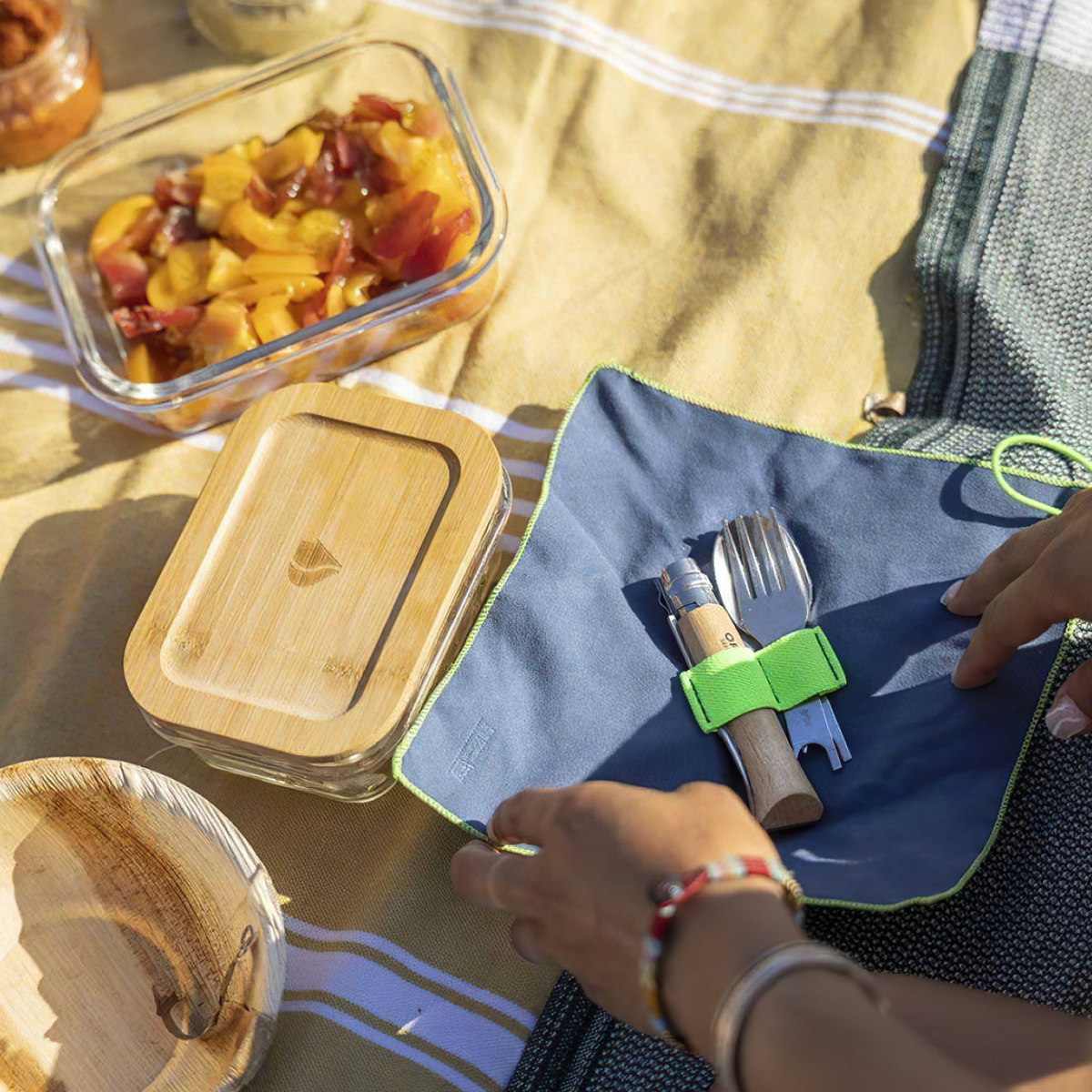 Bộ Dao Muỗng Nĩa Cắm Trại Opinel Picnic+ No.8