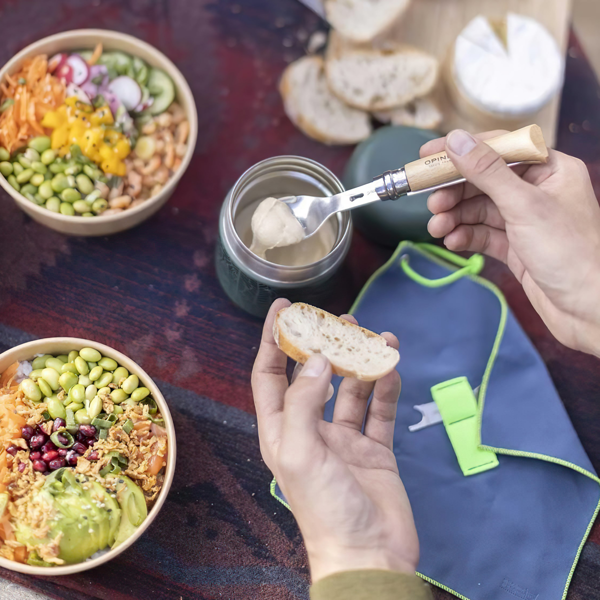 Bộ Dao Muỗng Nĩa Cắm Trại Opinel Picnic+ No.8