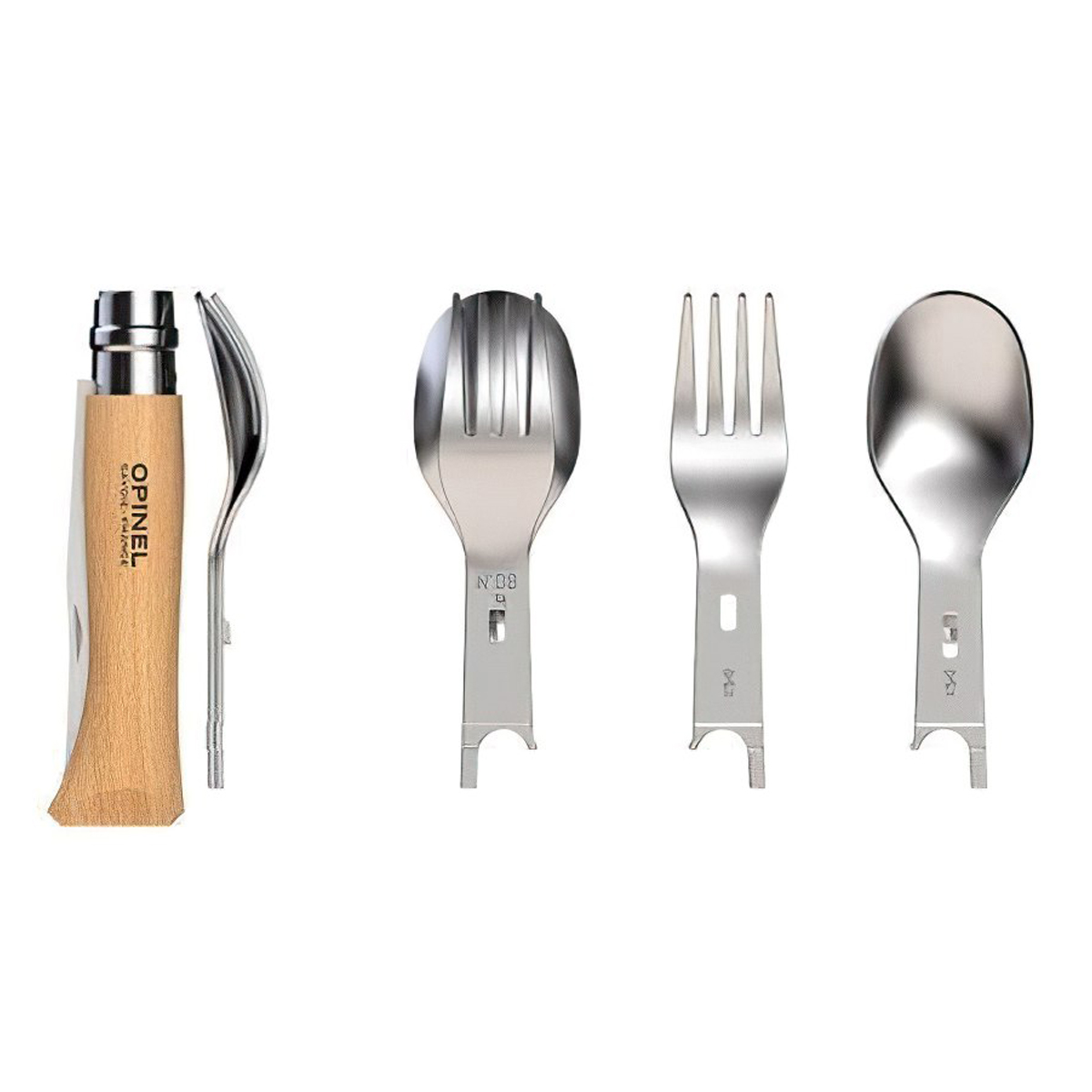 Bộ Dao Muỗng Nĩa Cắm Trại Opinel Picnic+ No.8