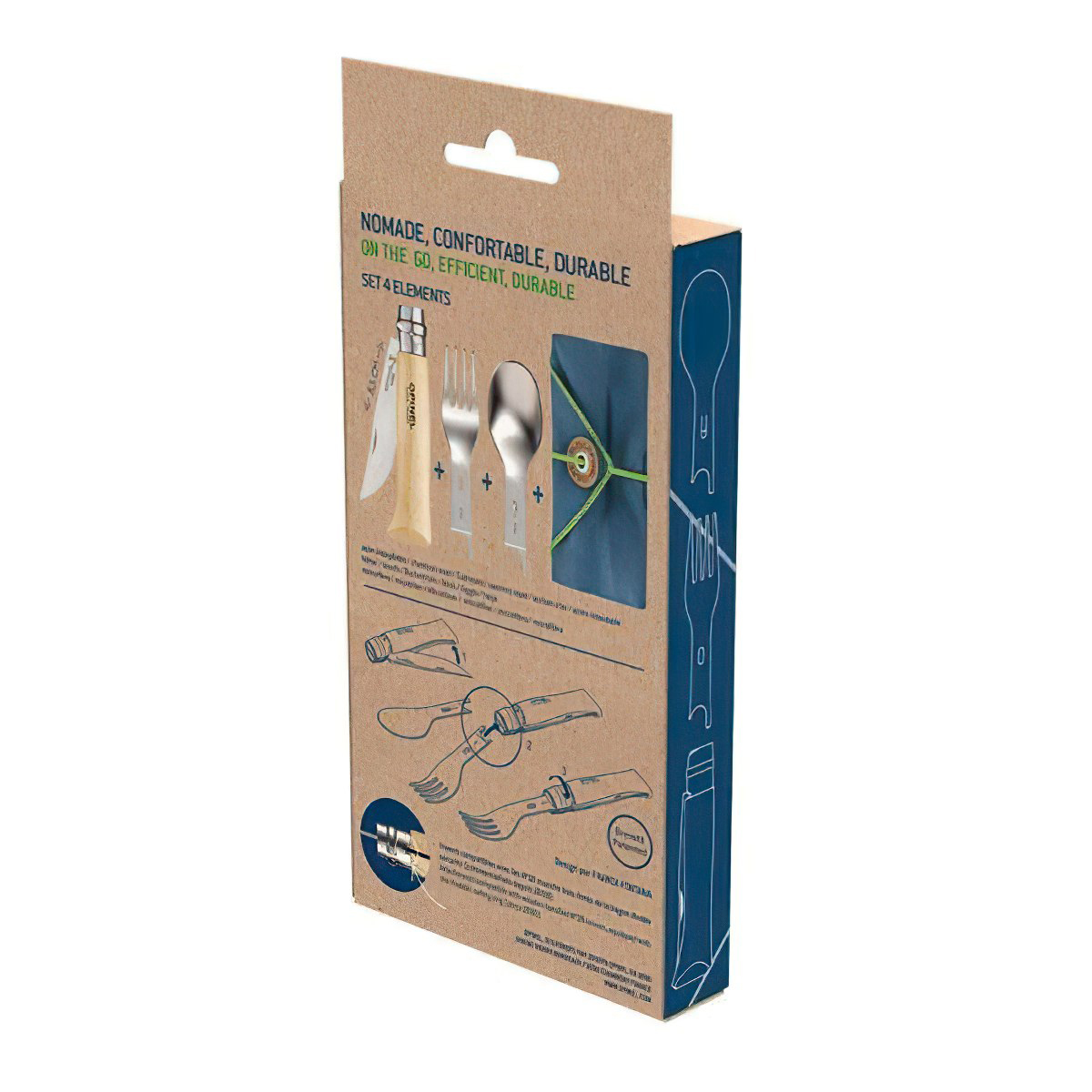 Bộ Dao Muỗng Nĩa Cắm Trại Opinel Picnic+ No.8