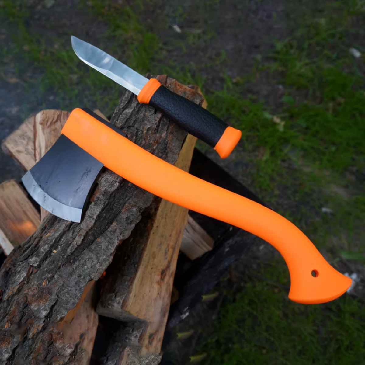 Bộ Dao Rìu Cắm Trại Morakniv Outdoor Kit