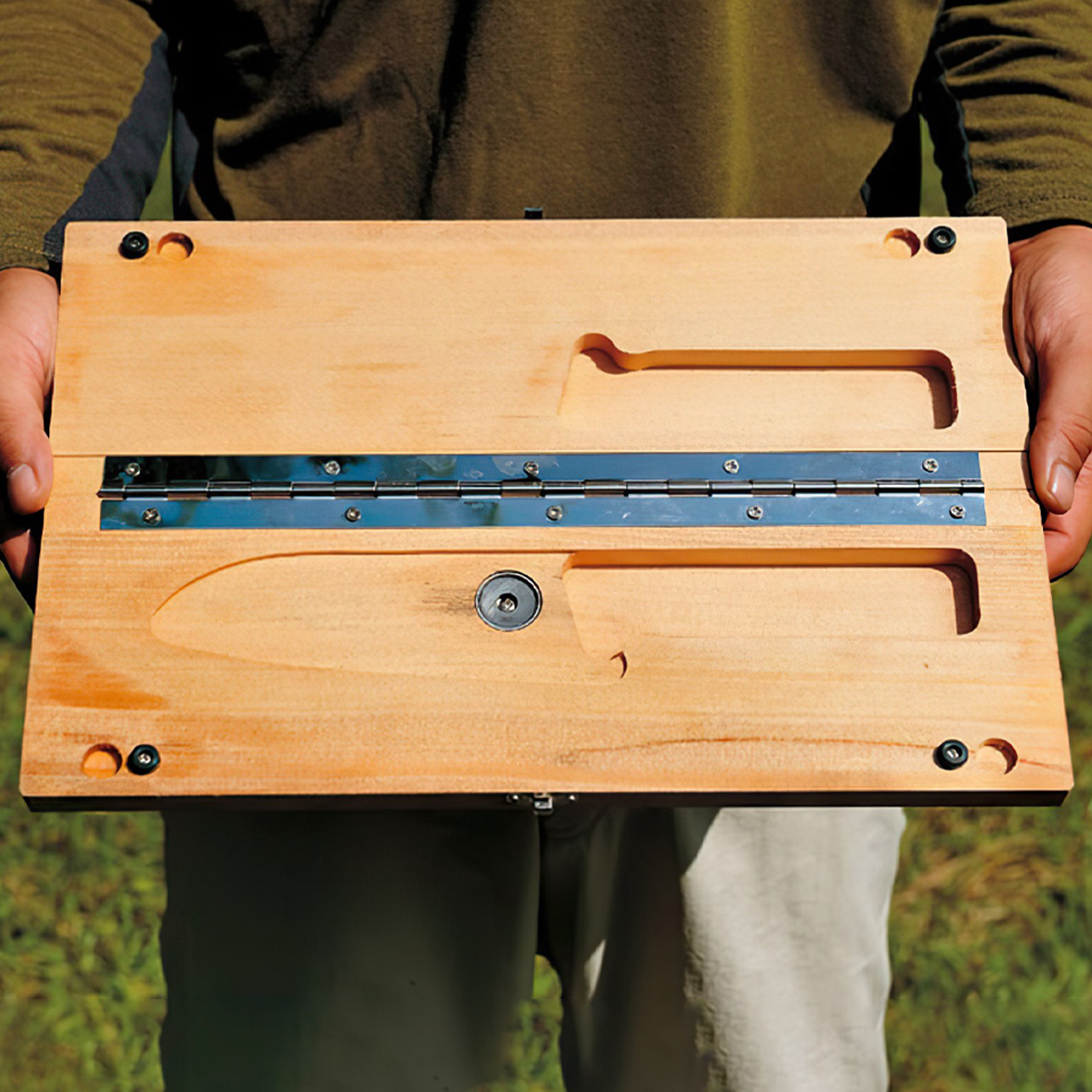 Bộ Dao Thớt Cắm Trại Du Lịch Snowpeak Chopping Board Set L