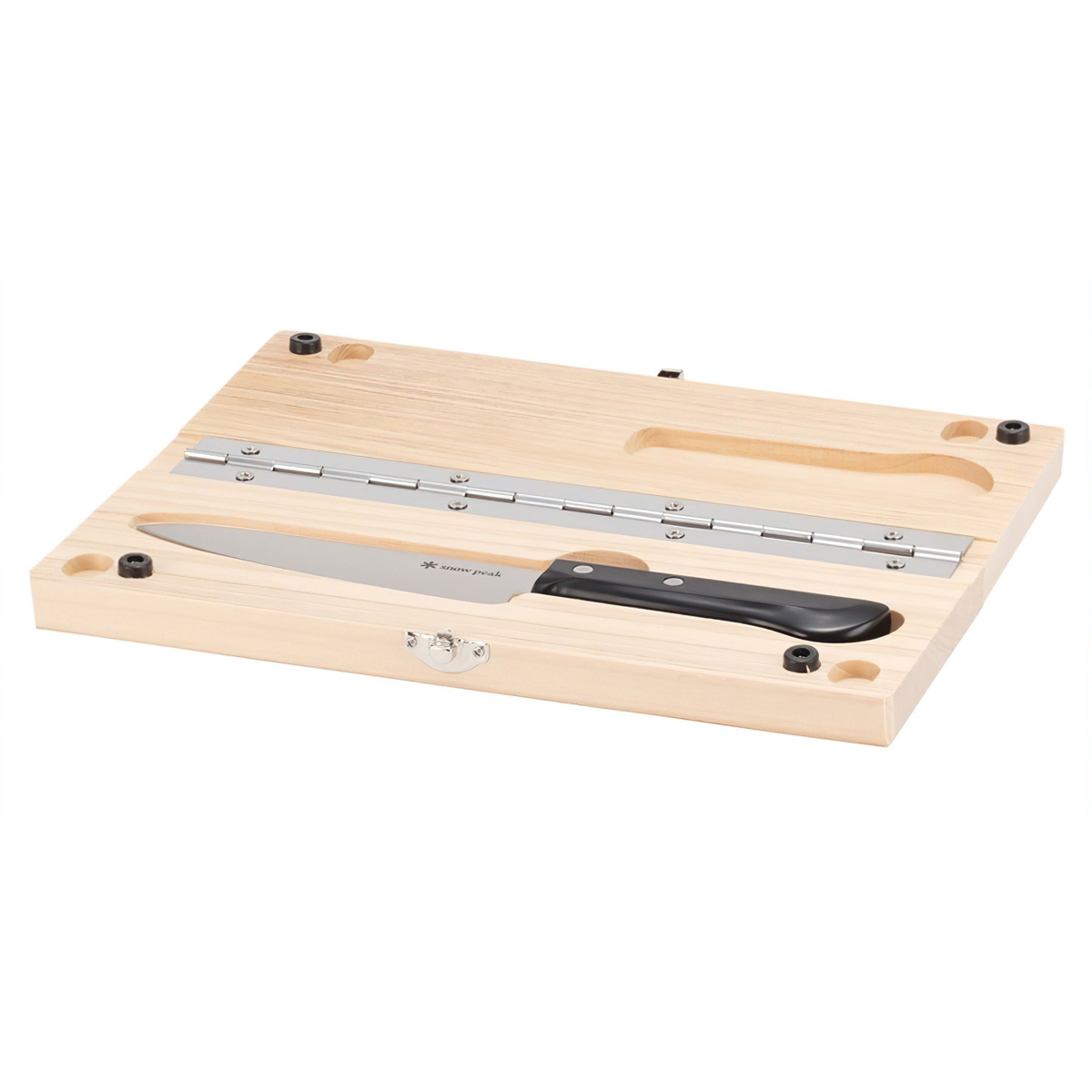 Snowpeak Bộ Dao Thớt Cắm Trại Du Lịch Chopping Board Set M