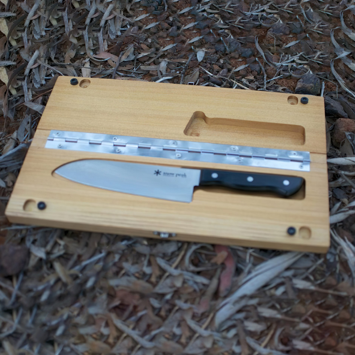 Snowpeak Bộ Dao Thớt Cắm Trại Du Lịch Chopping Board Set M