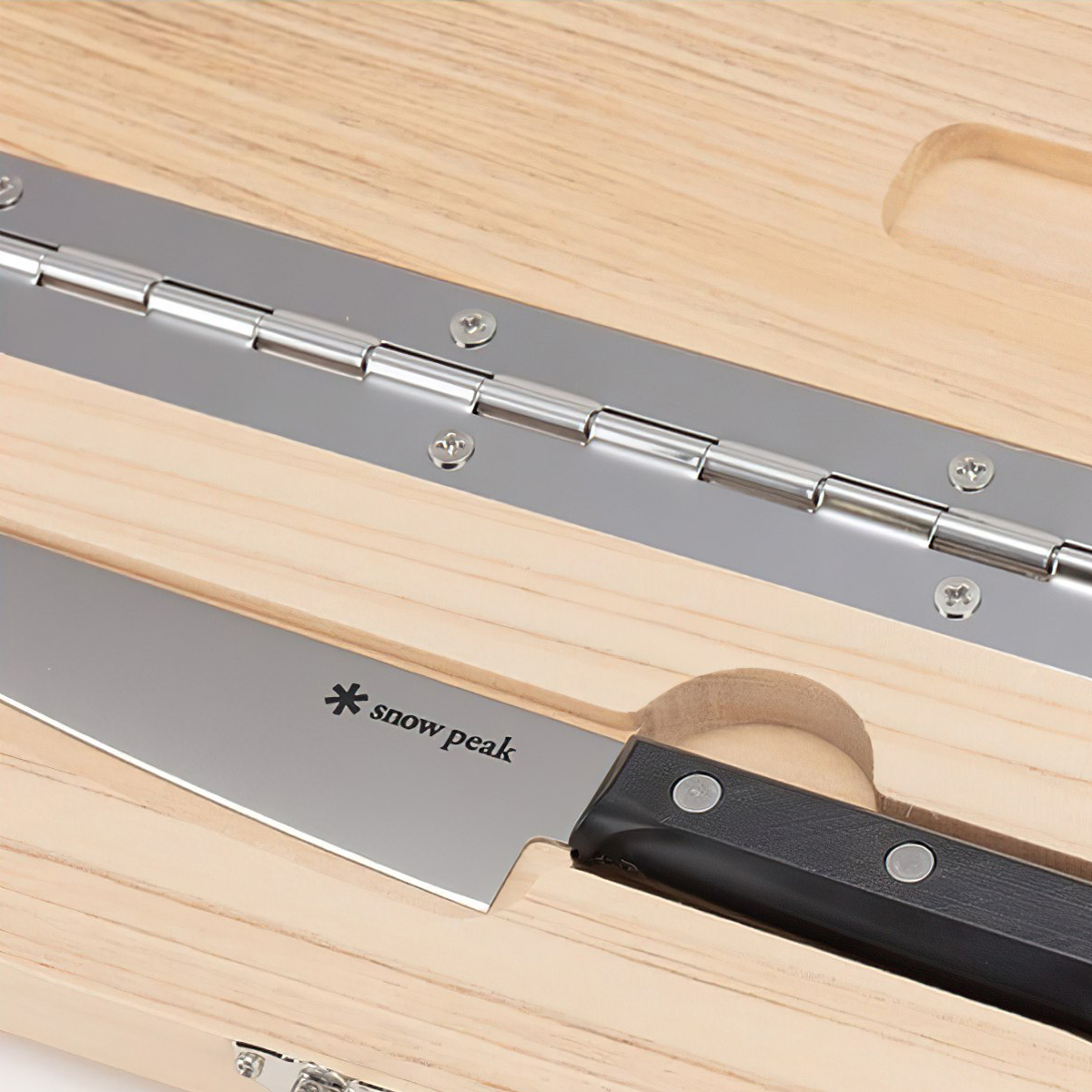 Snowpeak Bộ Dao Thớt Cắm Trại Du Lịch Chopping Board Set M