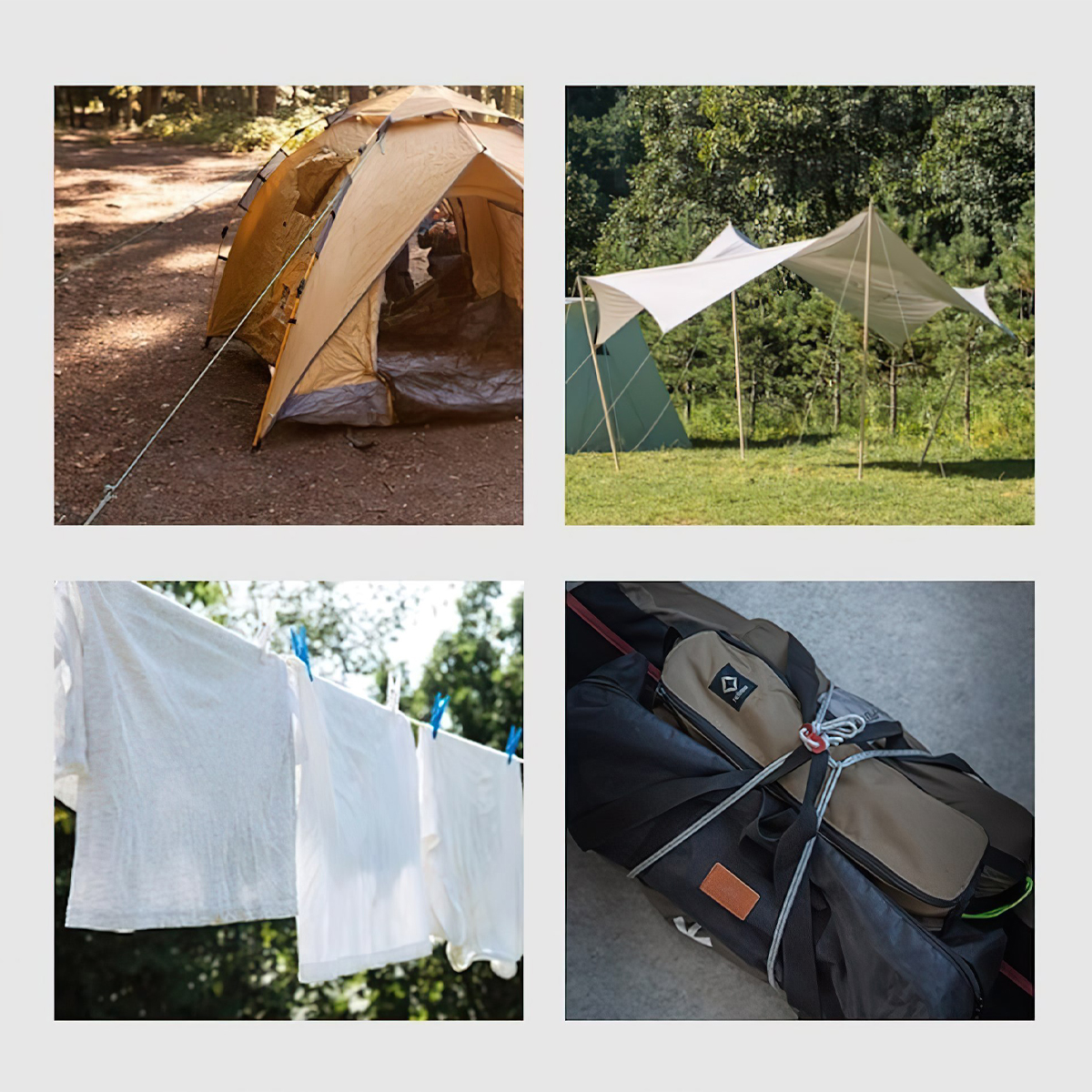 Campingmoon Bộ Dây Neo Dựng Lều Cắm Trại Fs5000 (Bộ 2 Sợi)