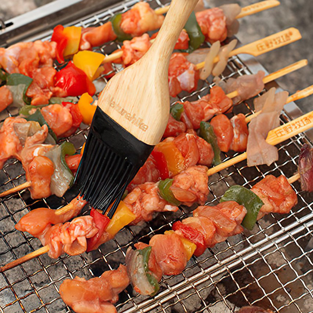 Naturehike Bộ Dụng Cụ BBQ Cắm Trại 4 Trong 1 Glamping Four-Piece Barbecue Tool Set