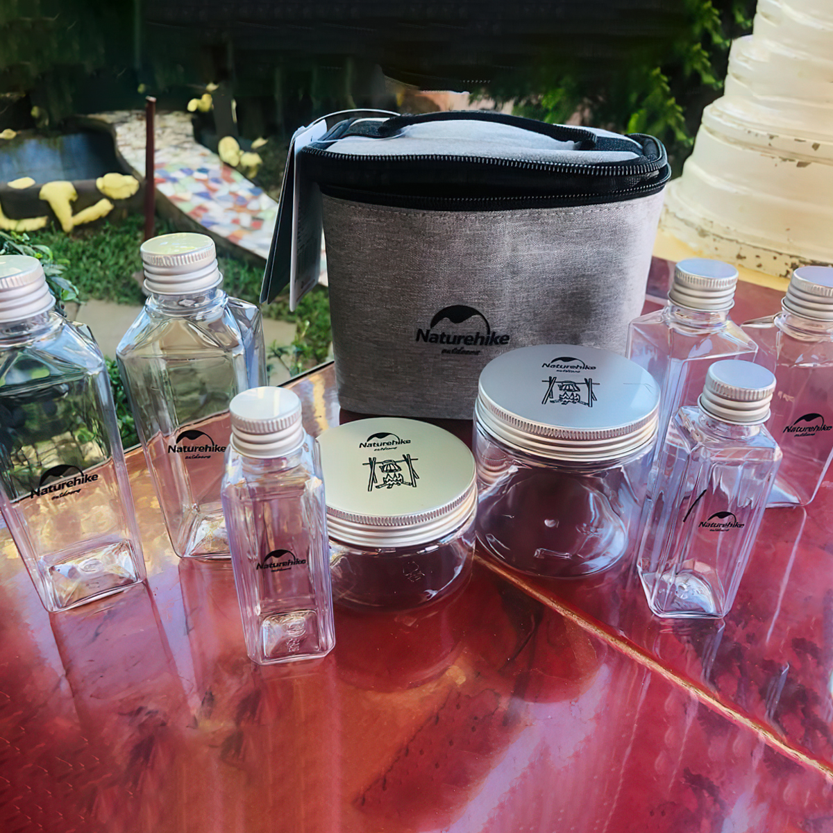 Naturehike Bộ Lọ Đựng Gia Vị 8 Món Dã Ngoại Cắm Trại Du Lịch NH19T002-P