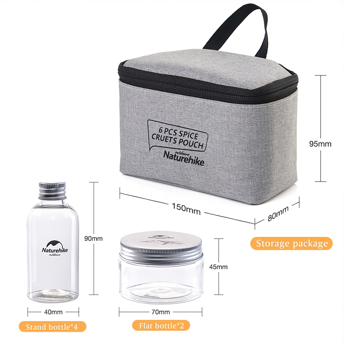 Naturehike Bộ Lọ Đựng Gia Vị Cắm Trại - Dã Ngoại