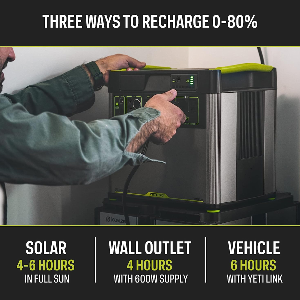 Bộ Lưu Điện Cắm Trại Goal Zero Yeti 3000X Portable Power Station