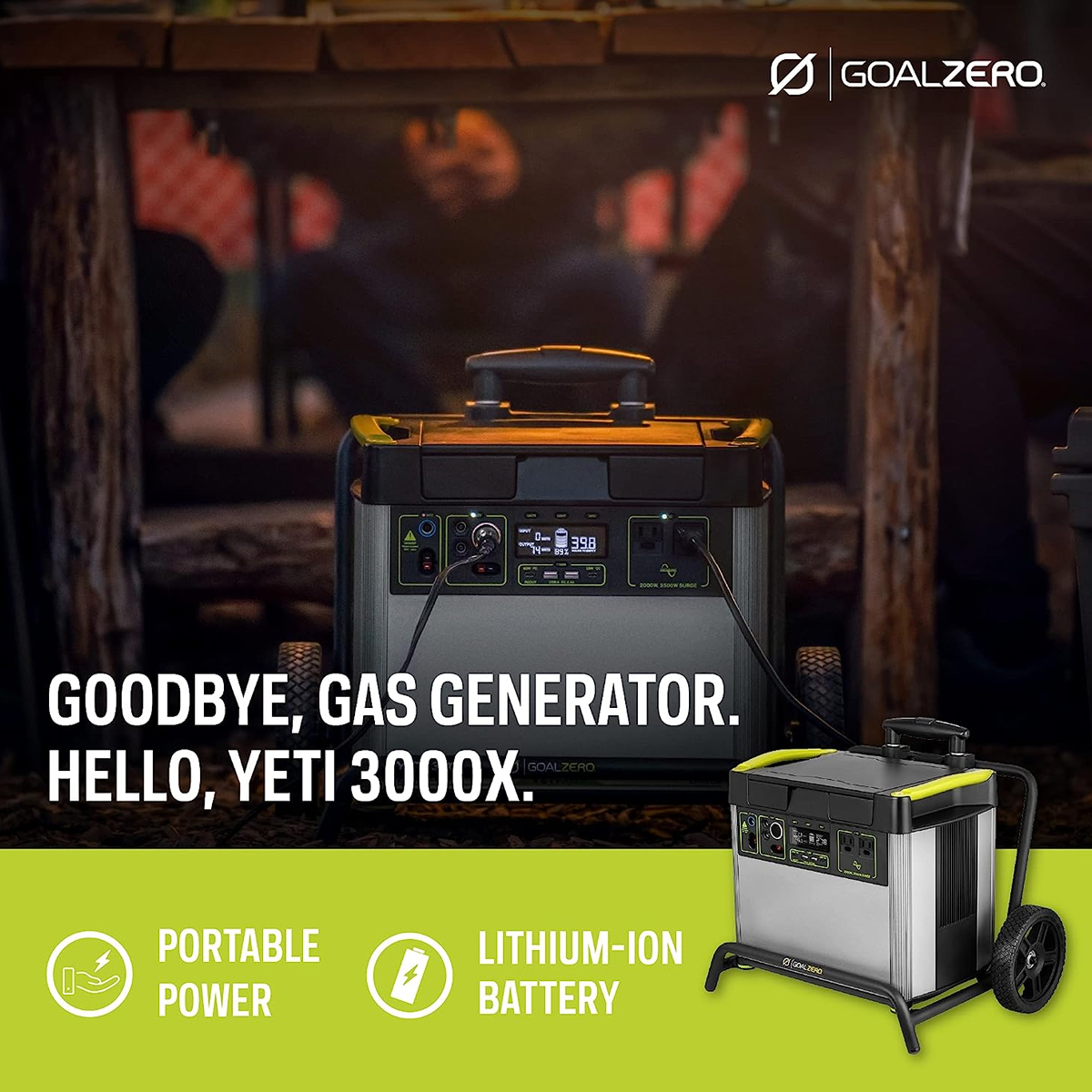 Bộ Lưu Điện Cắm Trại Goal Zero Yeti 3000X Portable Power Station