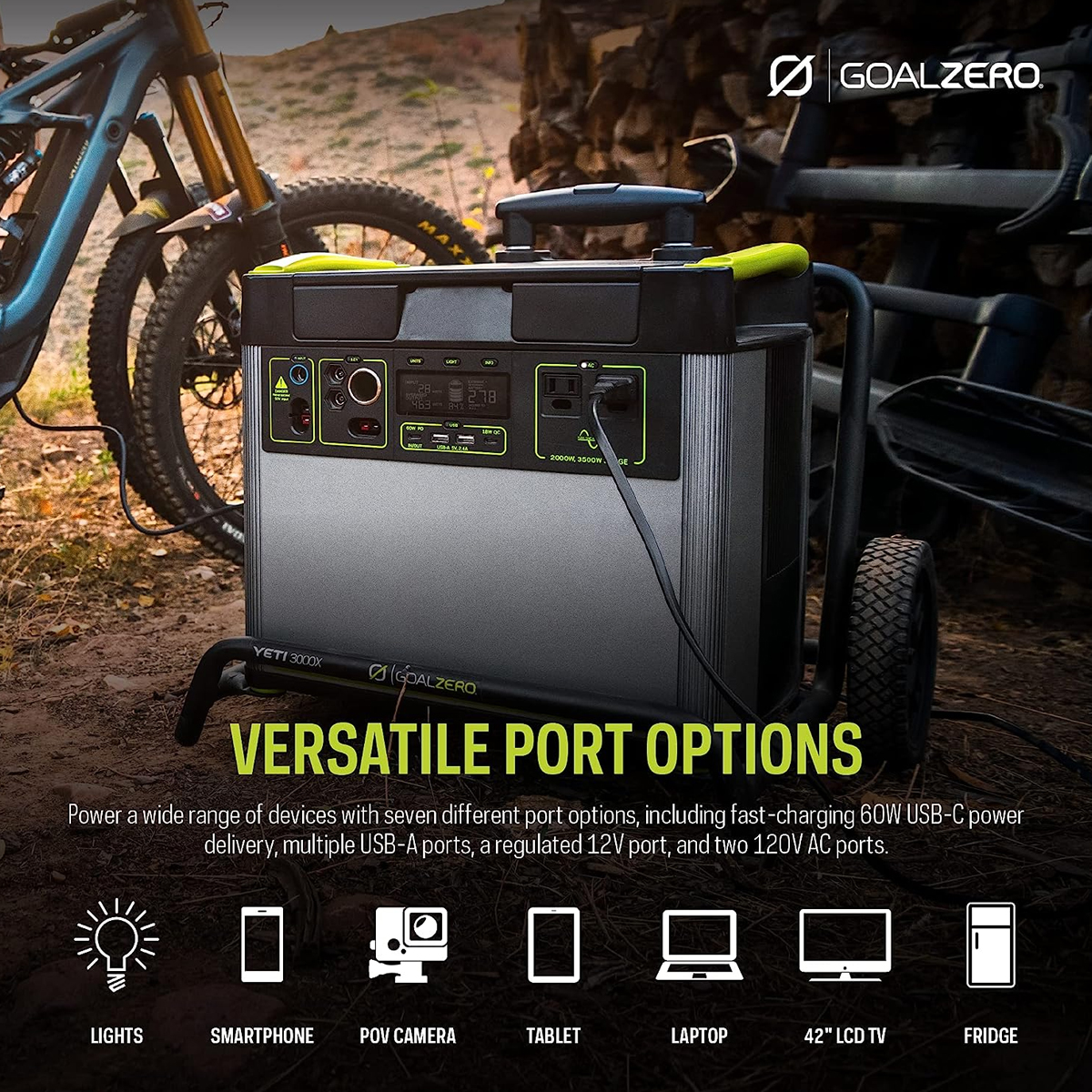 Bộ Lưu Điện Cắm Trại Goal Zero Yeti 3000X Portable Power Station