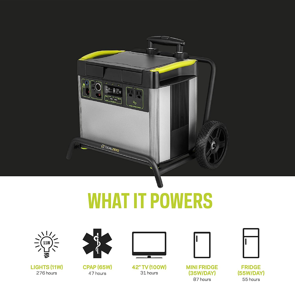 Bộ Lưu Điện Cắm Trại Goal Zero Yeti 3000X Portable Power Station
