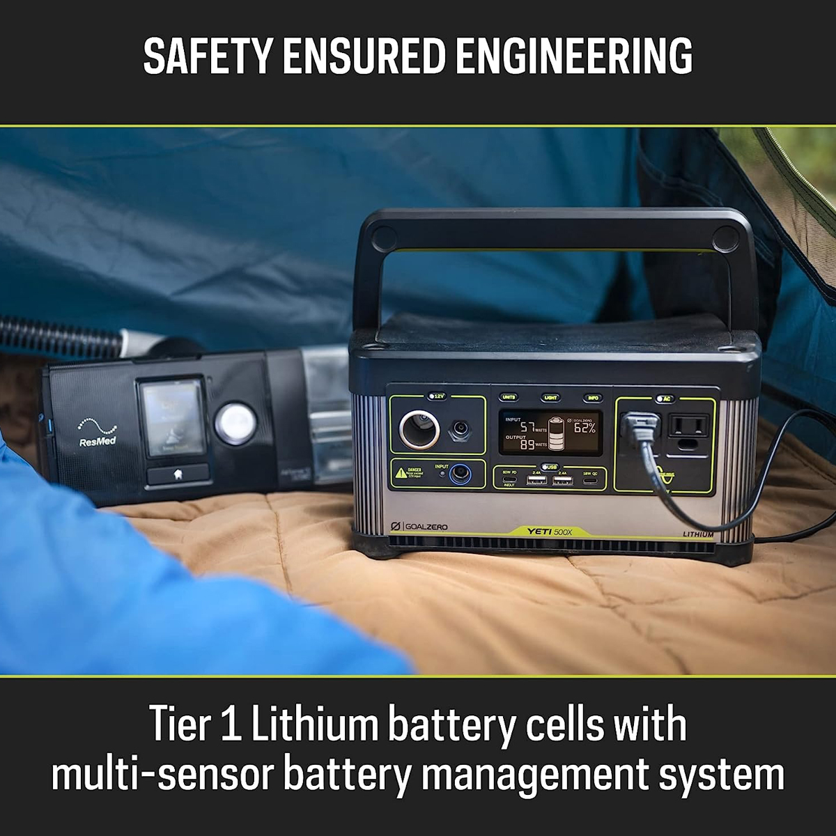 Bộ Lưu Điện Cắm Trại Goal Zero Yeti 500X Portable Power Station