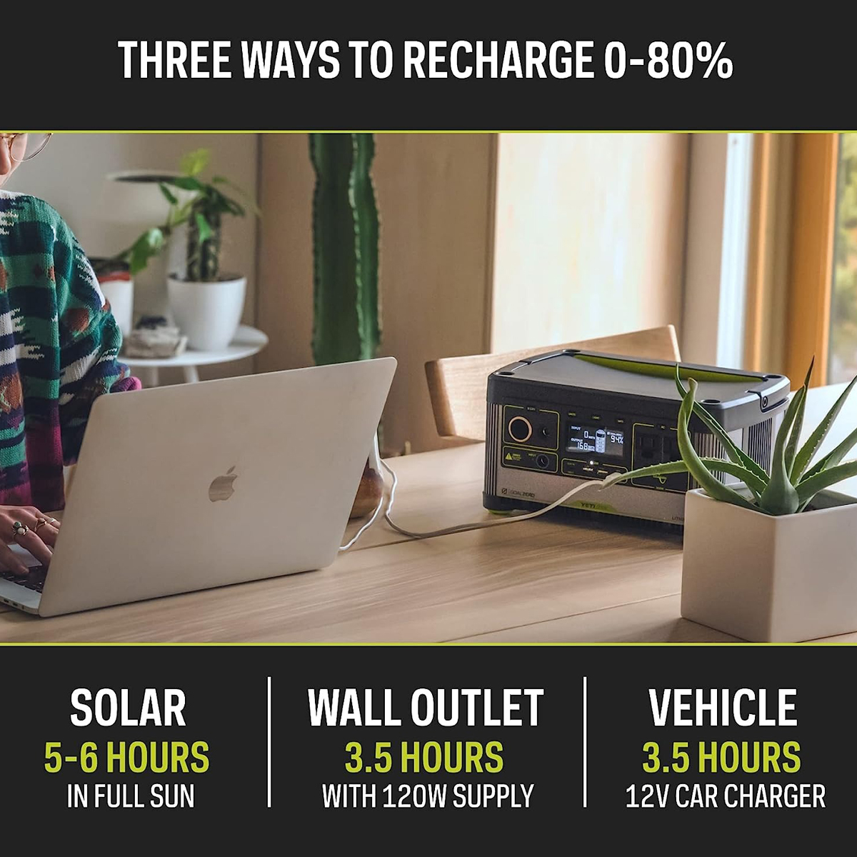 Bộ Lưu Điện Cắm Trại Goal Zero Yeti 500X Portable Power Station