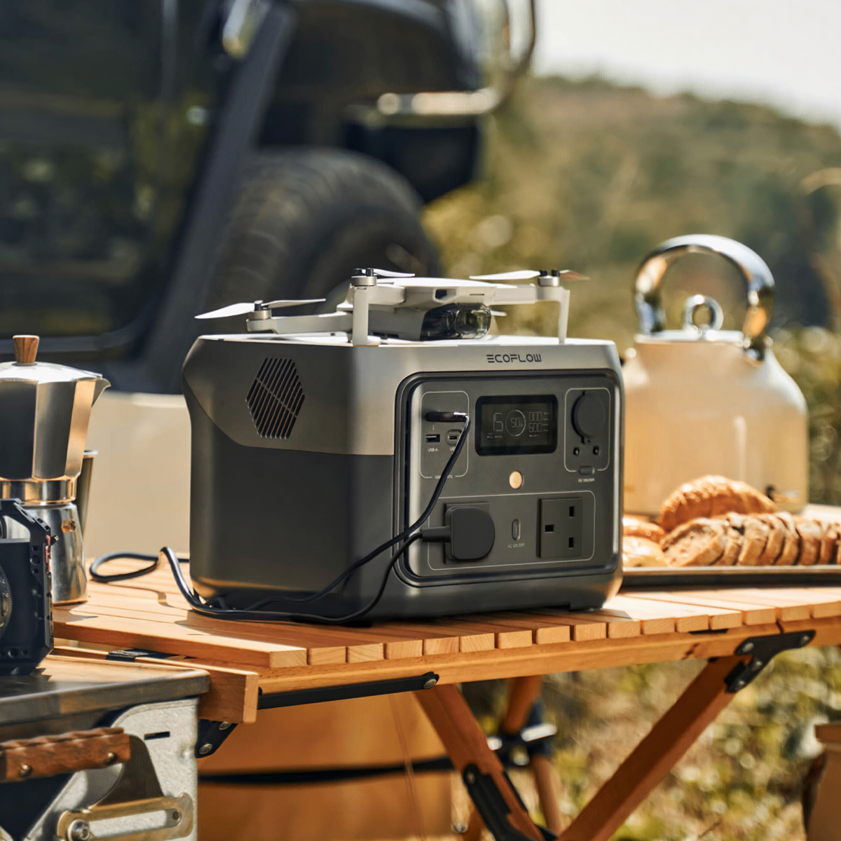 EcoFlow RIVER 2 Max Bộ Lưu Điện Cắm Trại Portable Power Station