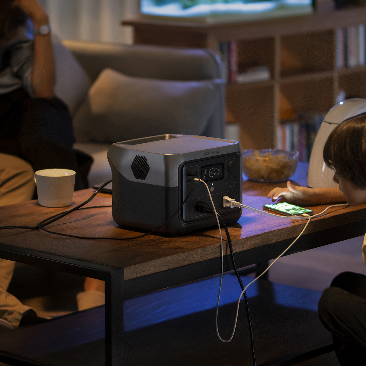 EcoFlow RIVER 2 Max Bộ Lưu Điện Cắm Trại Portable Power Station