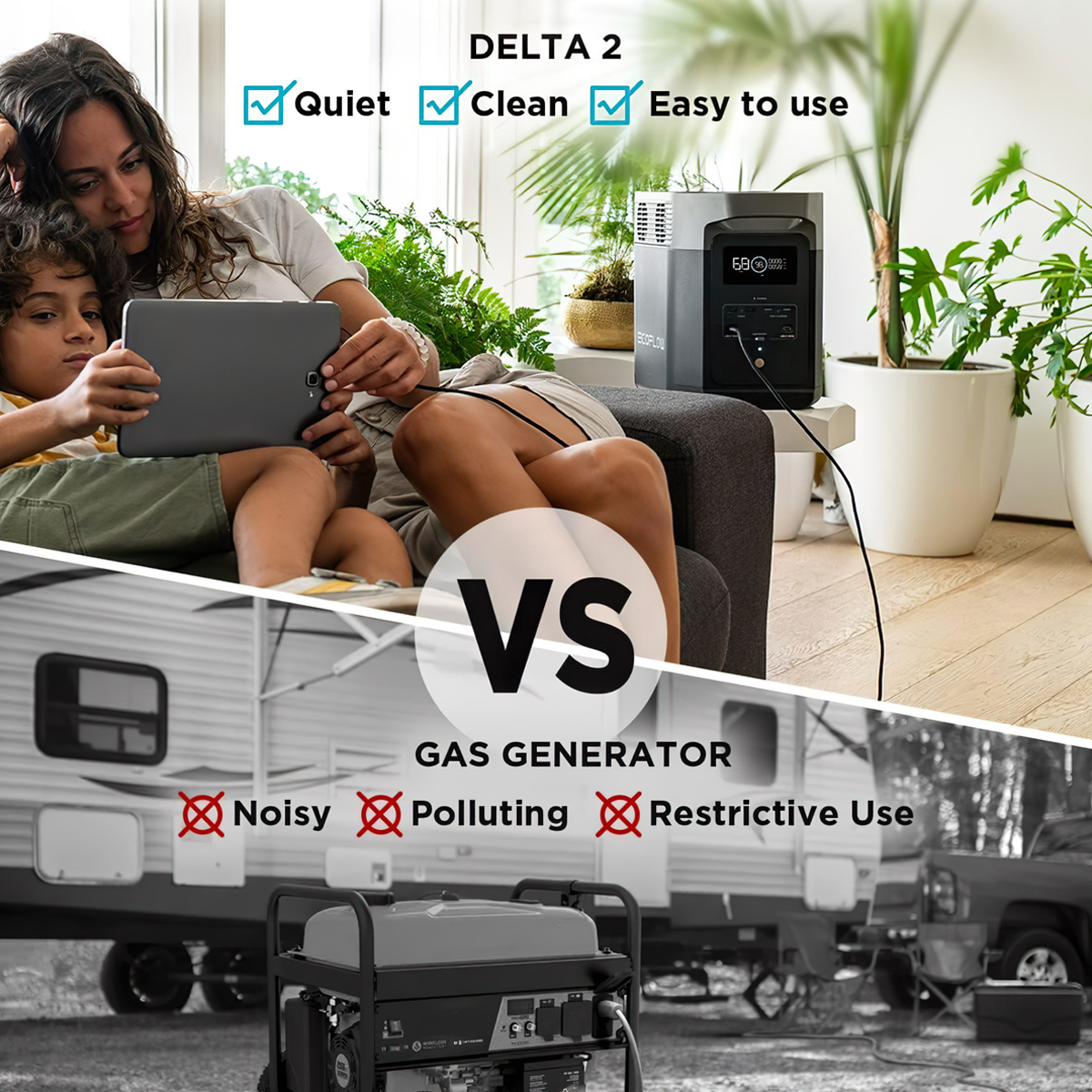 ECOFLOW DELTA 2 Bộ Lưu Điện - Trạm Tích Điện Portable Power Station