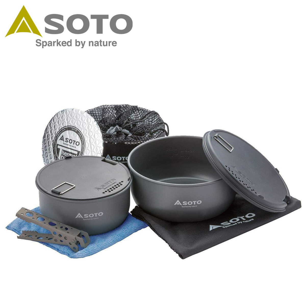 Bộ Nồi Cắm Trại Du Lịch Soto Navigator Cookware System