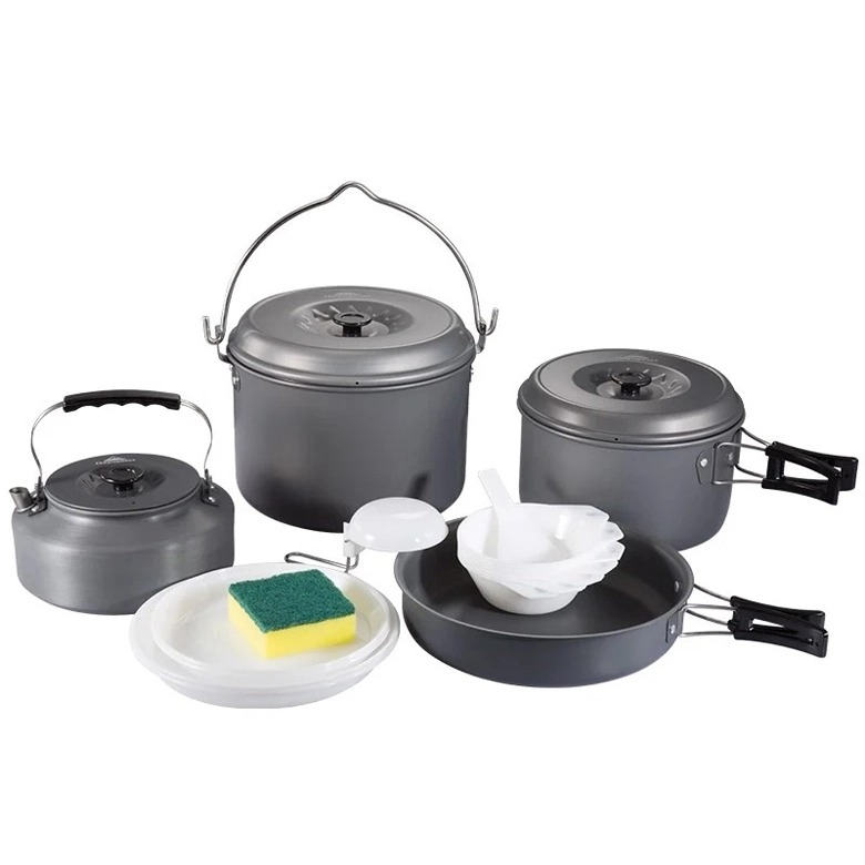 Campingmoon MC-700 Bộ Nồi Cắm Trại Dã Ngoại