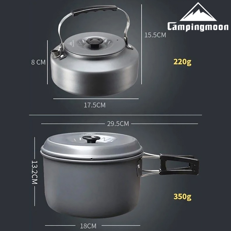 Campingmoon MC-700 Bộ Nồi Cắm Trại Dã Ngoại