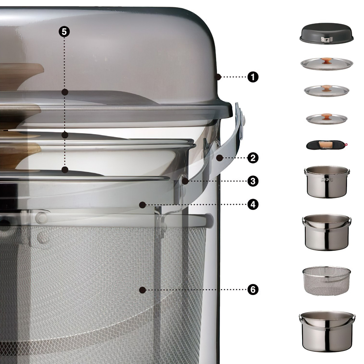 Bộ Nồi Nấu  Cắm Trại Du Lịch Snowpeak Field Cooker Pro.1