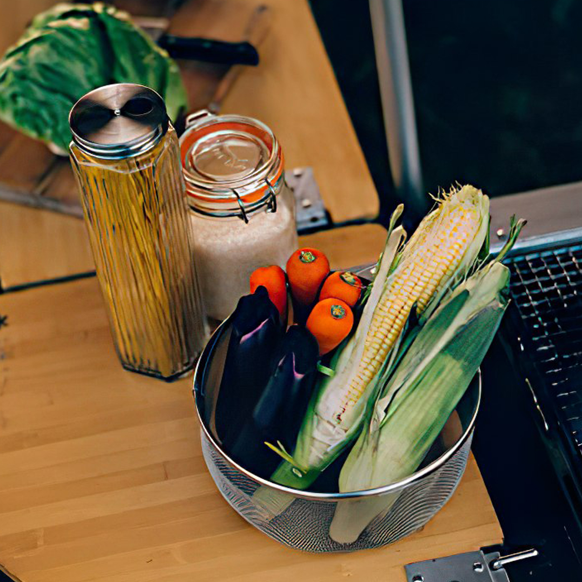 Bộ Nồi Nấu Cắm Trại Du Lịch Snowpeak Field Cooker Pro.3