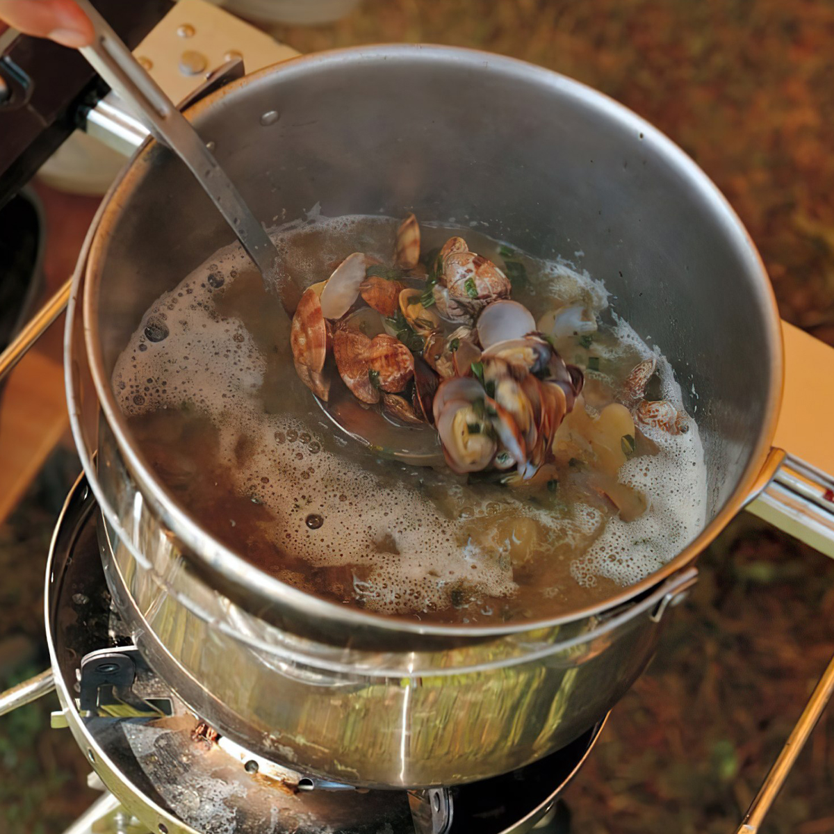 Bộ Nồi Nấu Cắm Trại Du Lịch Snowpeak Field Cooker Pro.3