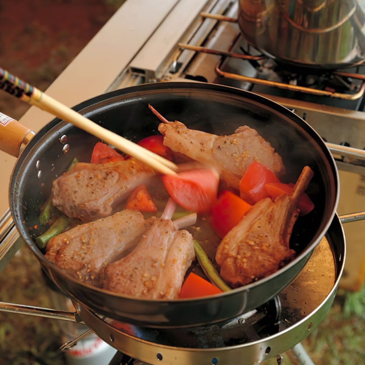 Bộ Nồi Nấu Cắm Trại Du Lịch Snowpeak Field Cooker Pro.3