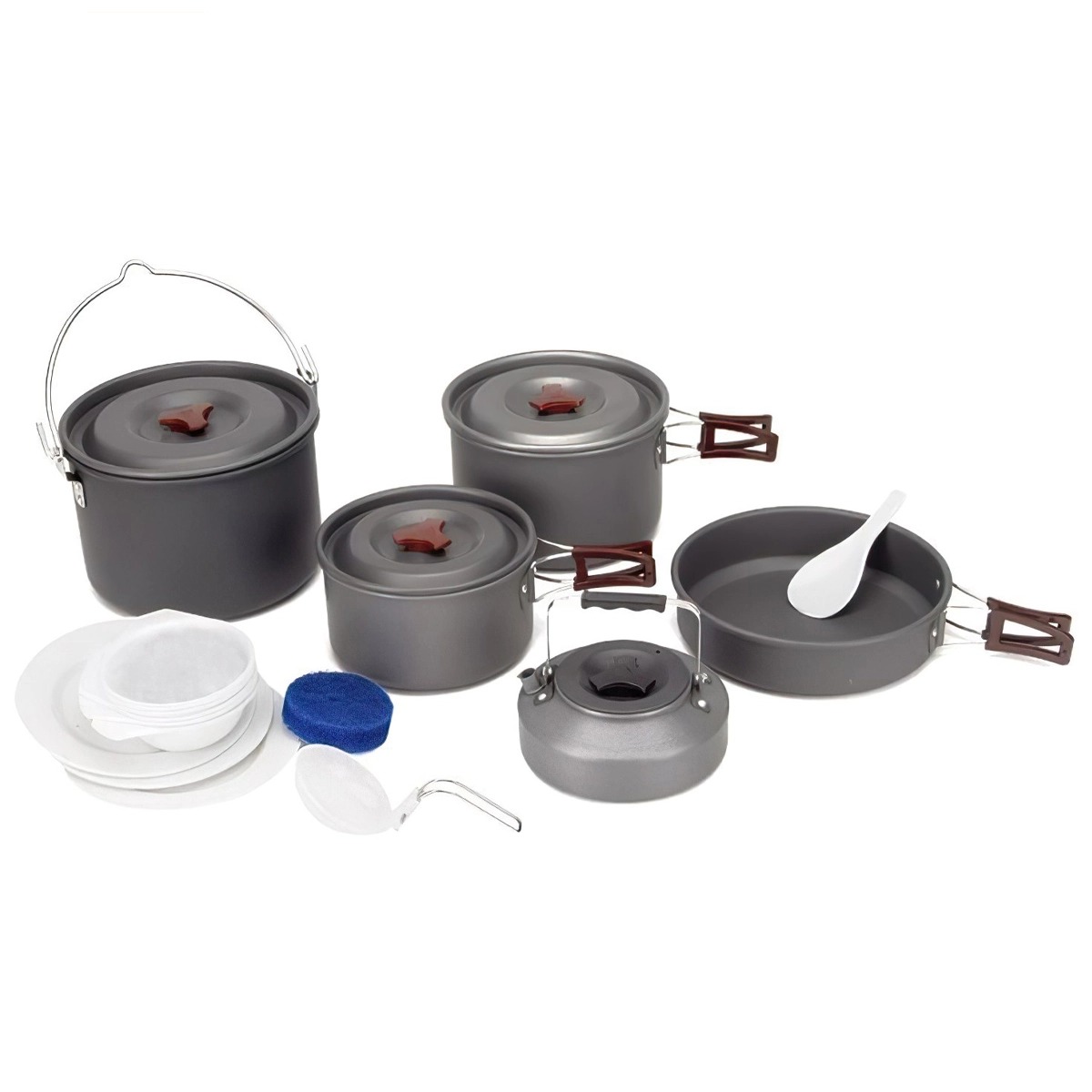 Fire Maple FMC-212 Bộ Nồi Nhôm (5 món) Cắm Trại