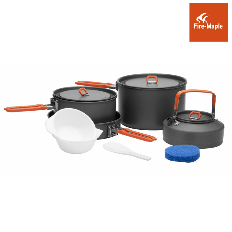 Bộ Nồi Cắm Trại Fire-Maple Aluminum Cookware Feast 4