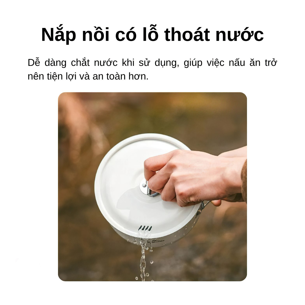 Naturehike Bộ Nồi Tráng Men Cắm Trại Cao Cấp CNK2450CF013