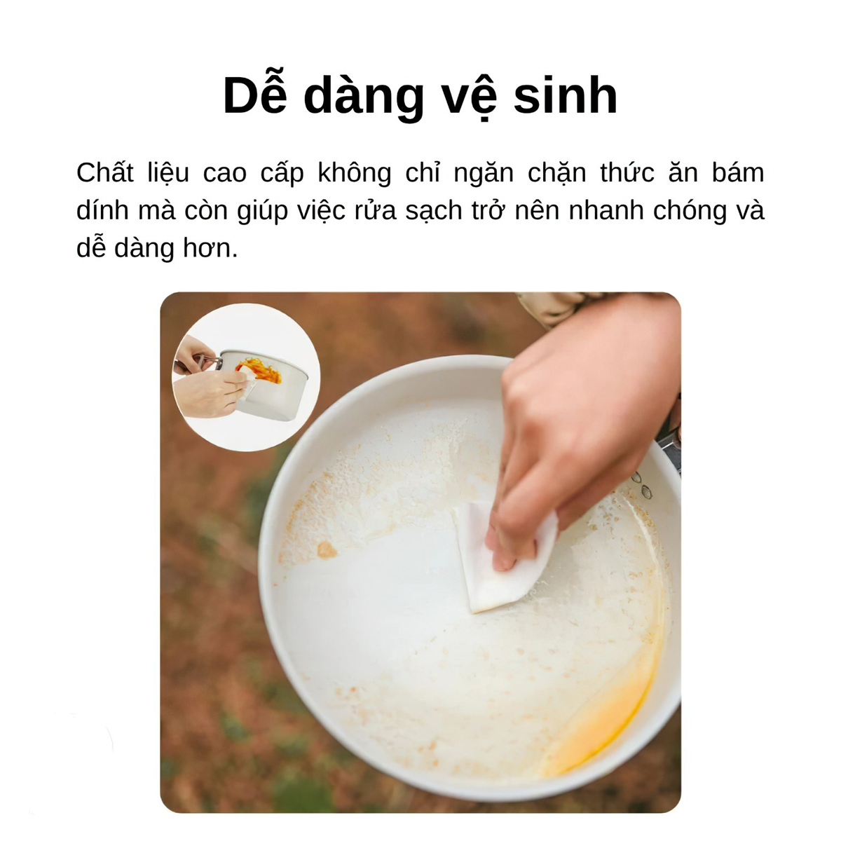 Naturehike Bộ Nồi Tráng Men Cắm Trại Cao Cấp CNK2450CF013